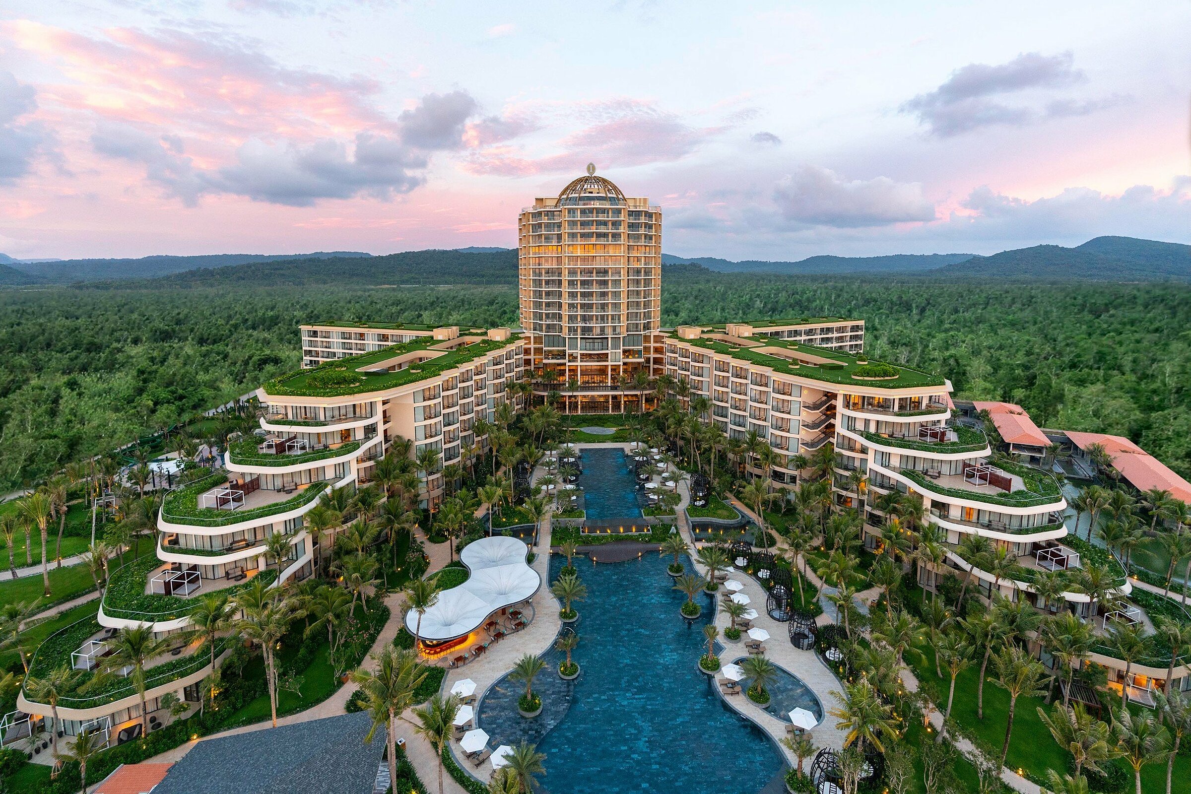 Tổng thể dự án InterContinental Phu Quoc Resort. Ảnh: InterContinental