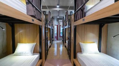 1 Person in 12-Bed Dormitory - Mixed - Room plan