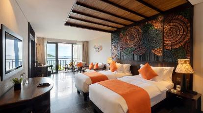 Deluxe Twin Room Ocean View With Children Themed Room - Guestroom