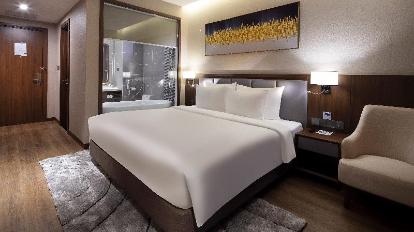 Deluxe Double or Twin Room - Room plan