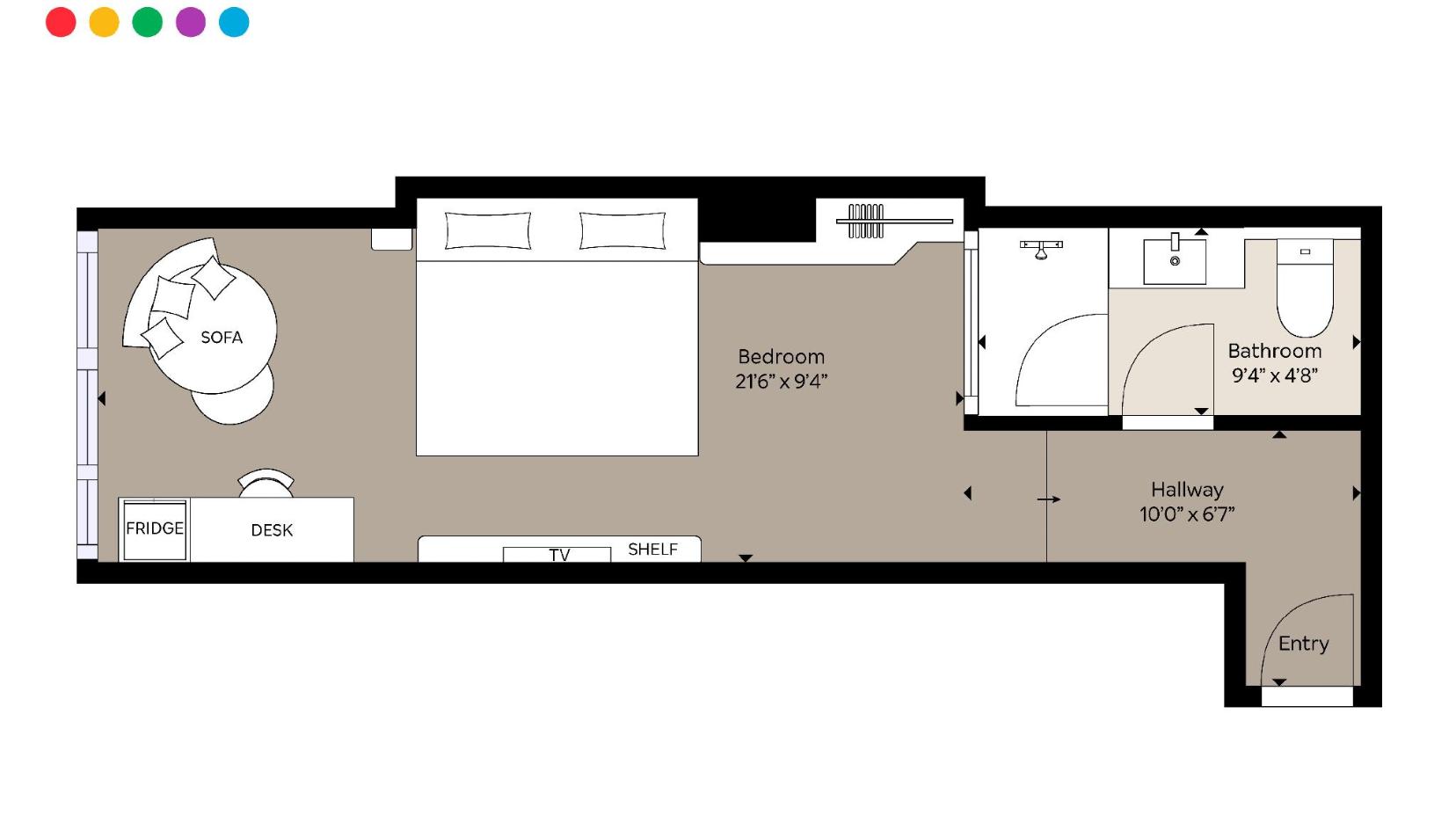 Superior City View - Floor plans