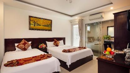 Deluxe Triple Room with balcony - Room plan