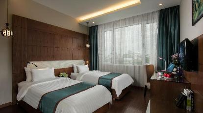 Deluxe Double or Twin Room with Window - View