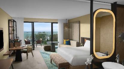 1 King Premium Ocean View - Room plan