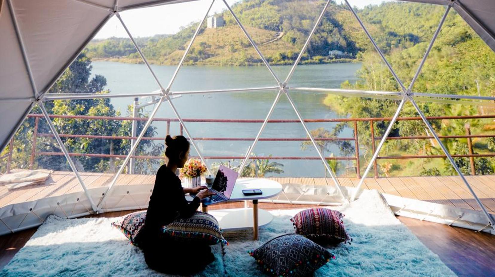 Superior Mongolian Yurt with Private Toilet - Bedroom