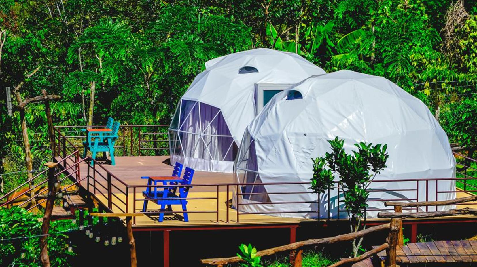 Superior Mongolian Yurt with Private Toilet - View