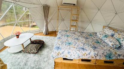 Superior Mongolian Yurt with Private Toilet - Bedroom