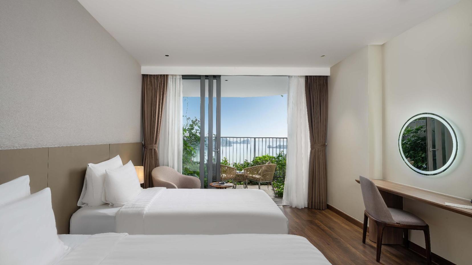 Premier Ocean View Twin Room - Bed