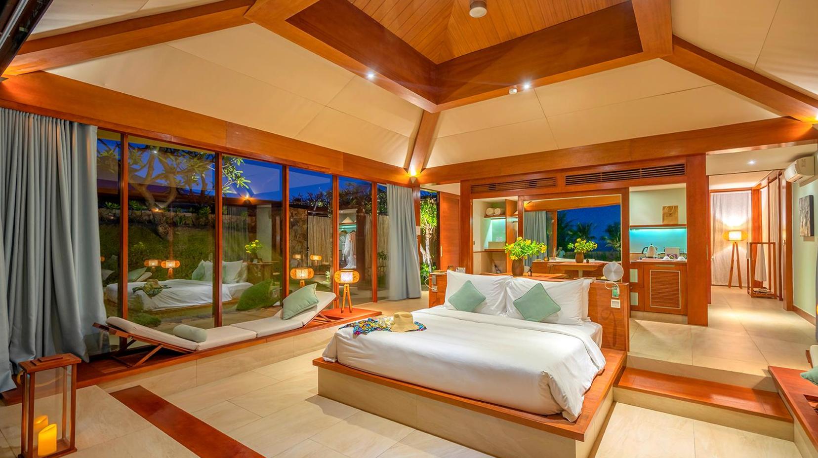 Ocean View Villa with Private Pool - All Spa Treatment Included - Bedroom