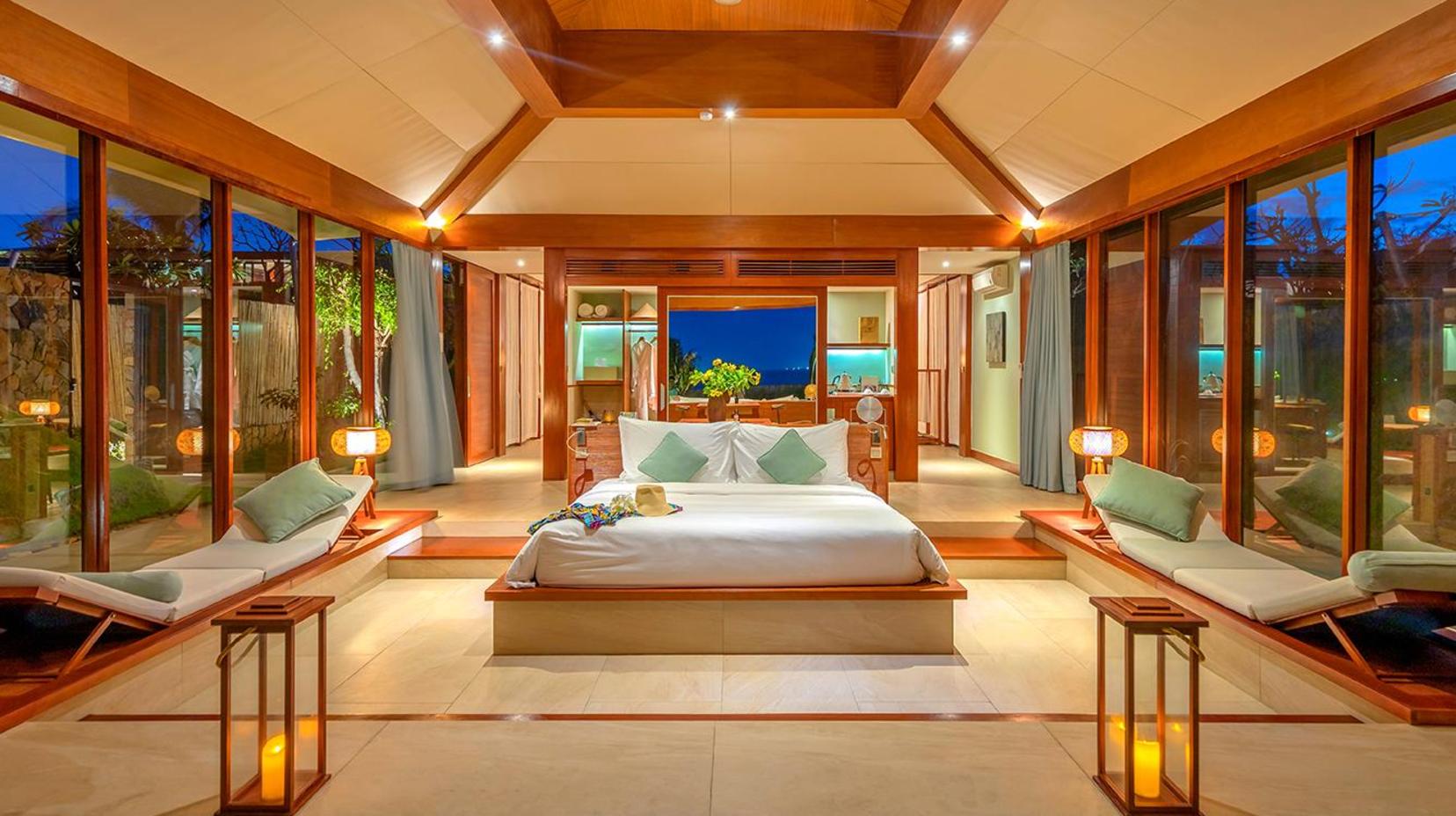 Ocean View Villa with Private Pool - All Spa Treatment Included - Bed