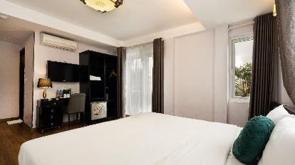 Deluxe Double Room with Balcony - Room plan