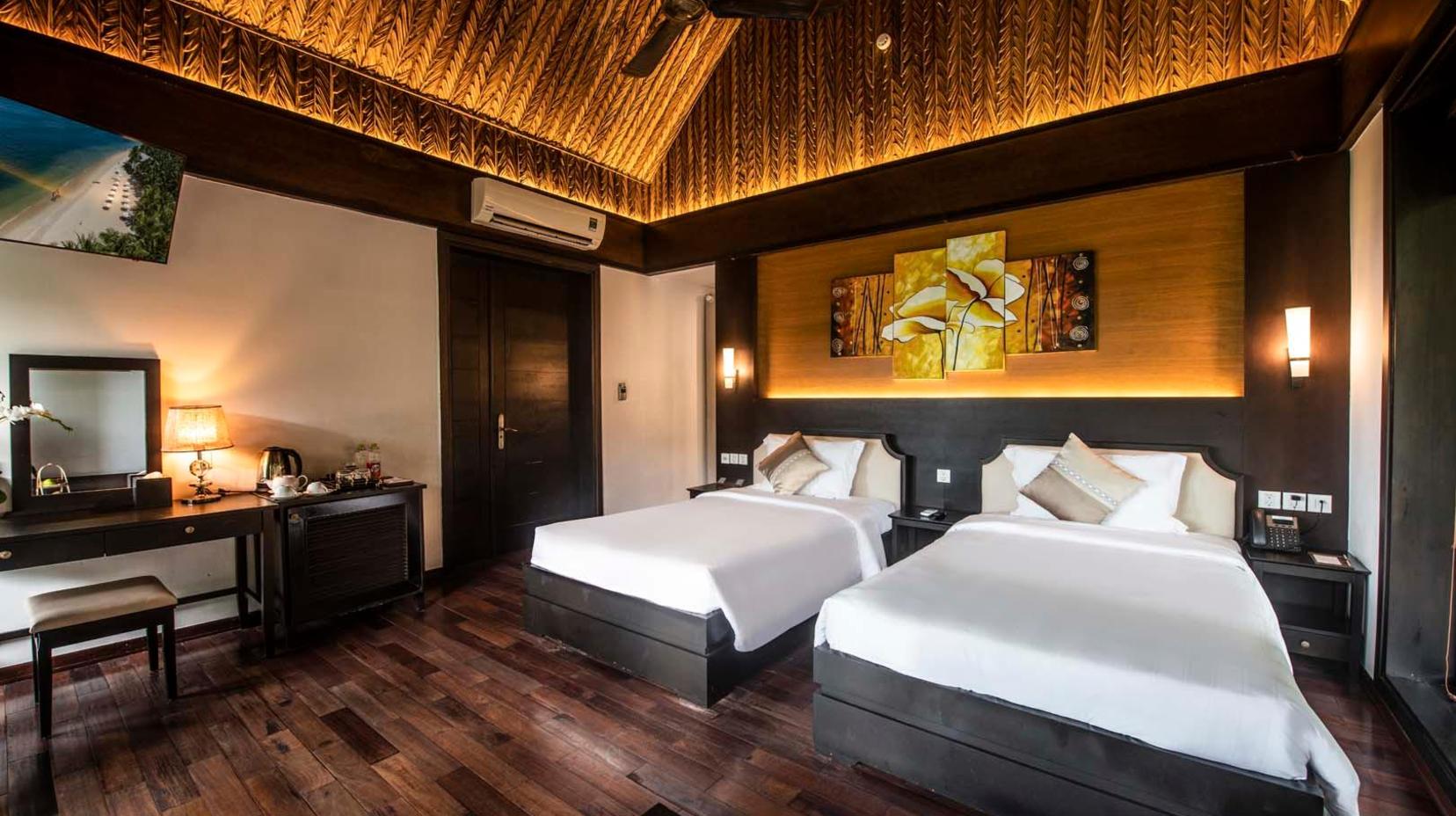 Tropical Deluxe Room with 2 Single Beds - Bed