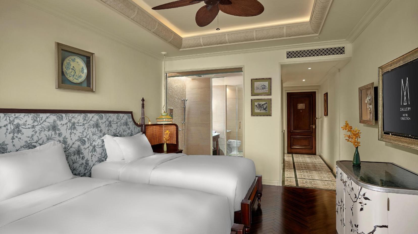 CLASSIC ROOM, 2 Single Size Beds, Sea View - Bed