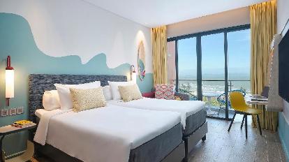 Premium Room, Sea View, Balcony - 2 Single Beds - View