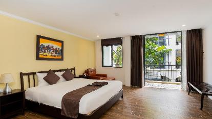 Deluxe Double Room with Balcony - Room plan