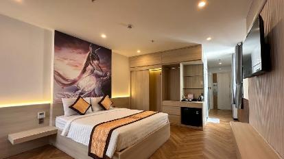 Single Room with Jacuzzi - Bedroom