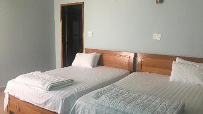 Double with 2 Double Beds - Bed