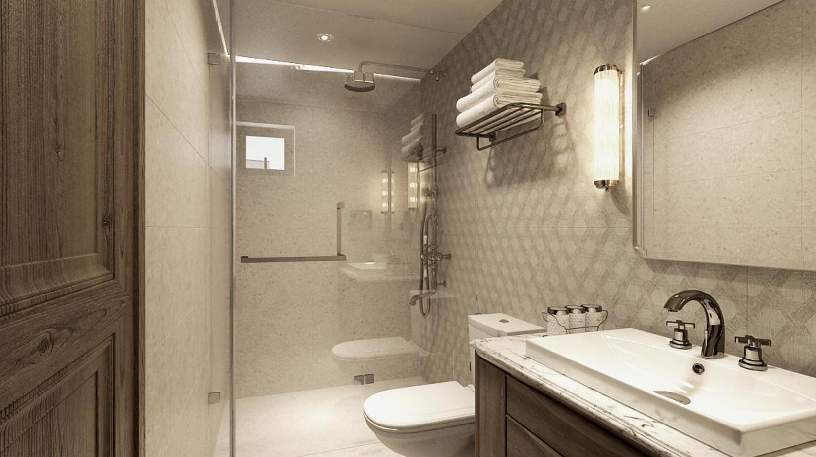 Deluxe Double Room - Bathroom