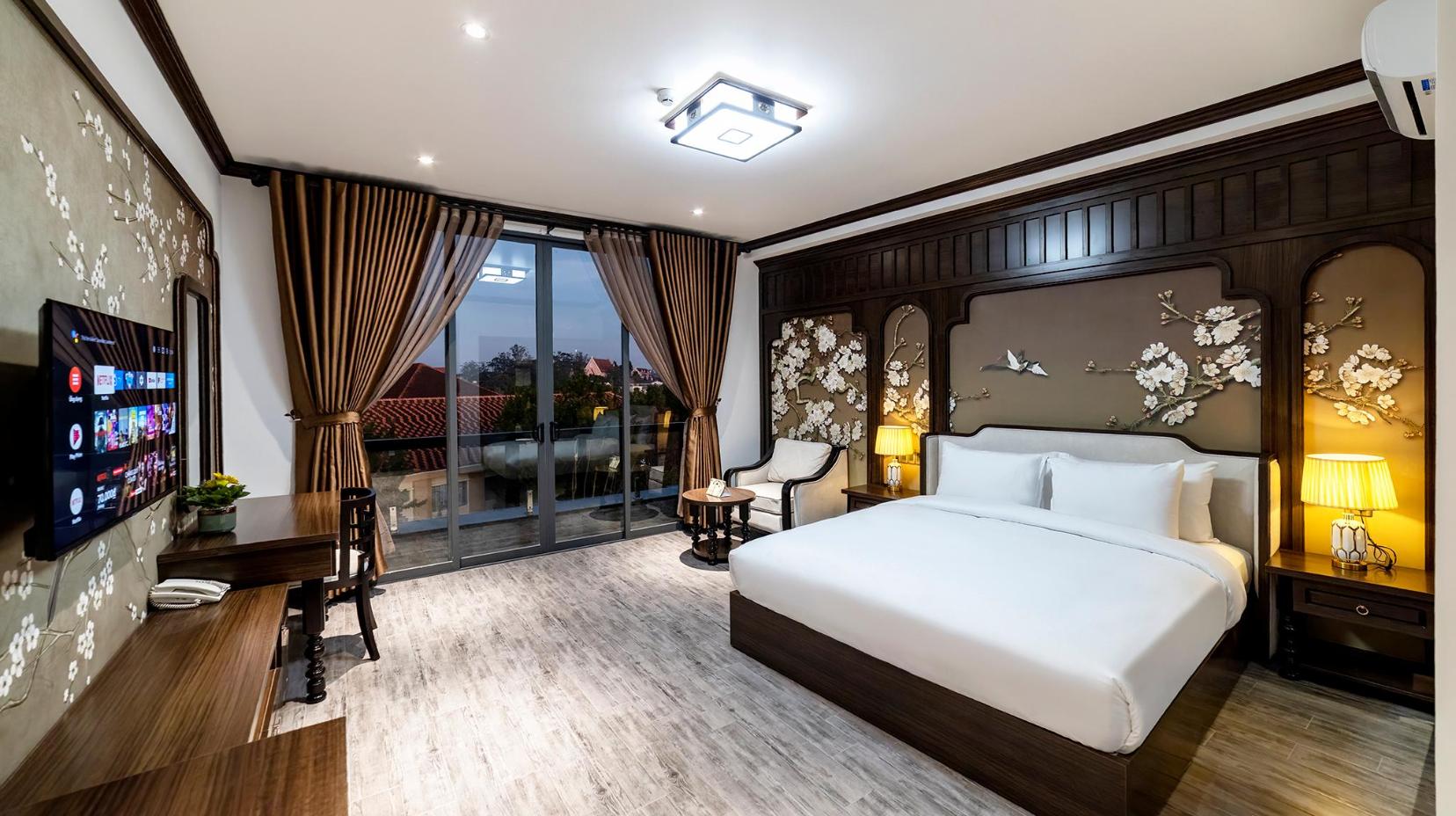 Deluxe Double Room with Balcony - Room plan