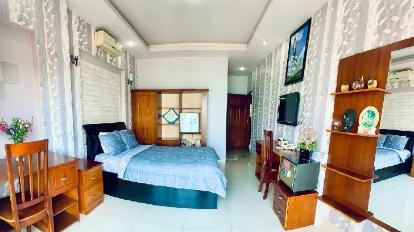 Deluxe Double Room with Balcony and Sea View - Bed