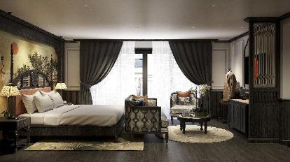 Premier Room with King Bed and Balcony - Bed