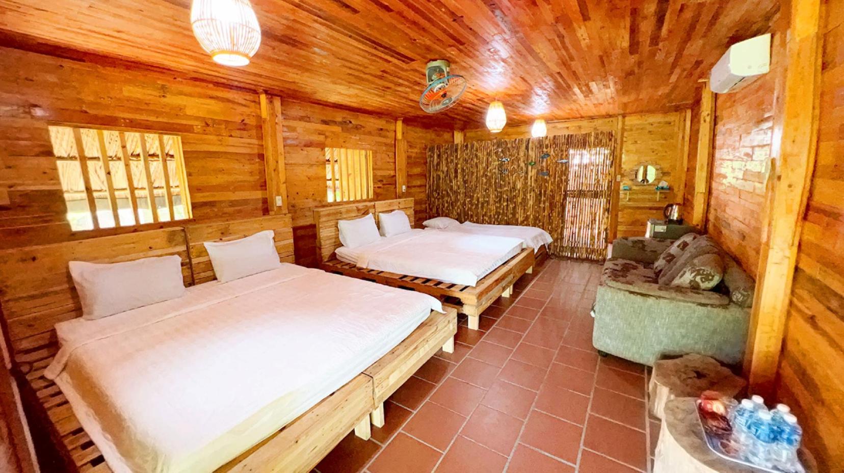 Sea View Bungalow with Double Bed - Bed