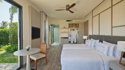 The Level 2-Bedroom Private Pool Villa - Bed