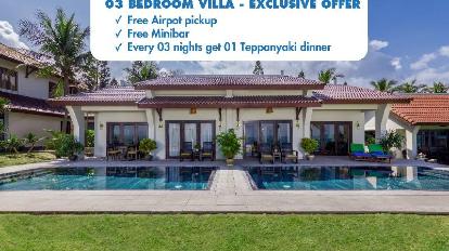 3-Bedroom Beachfront Villa with Private Pool - Swimming pool