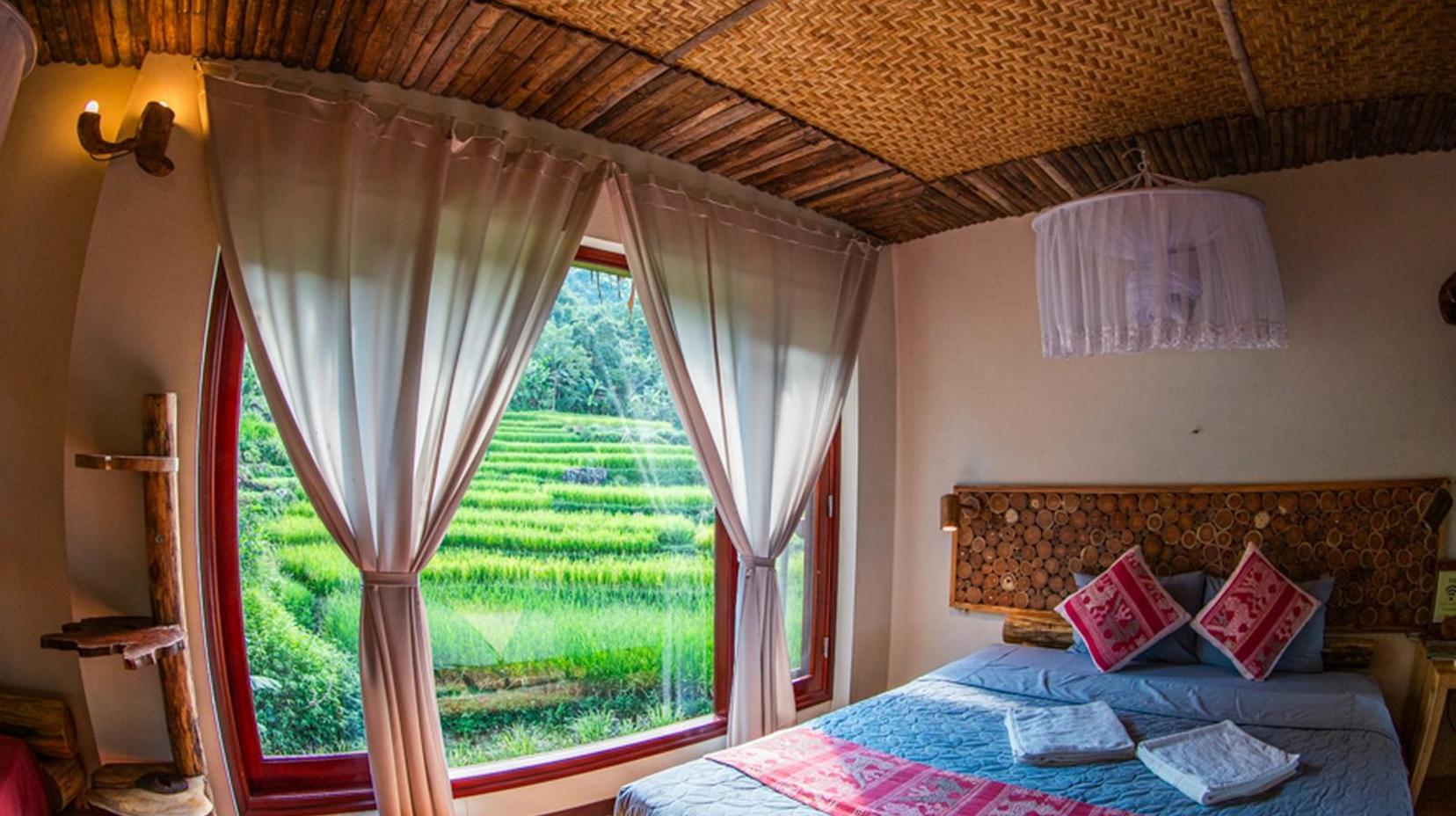 Rice Field View Triple Room - View