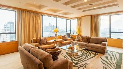 Presidential Suite, Club level, Suite, 1 King, River view - View