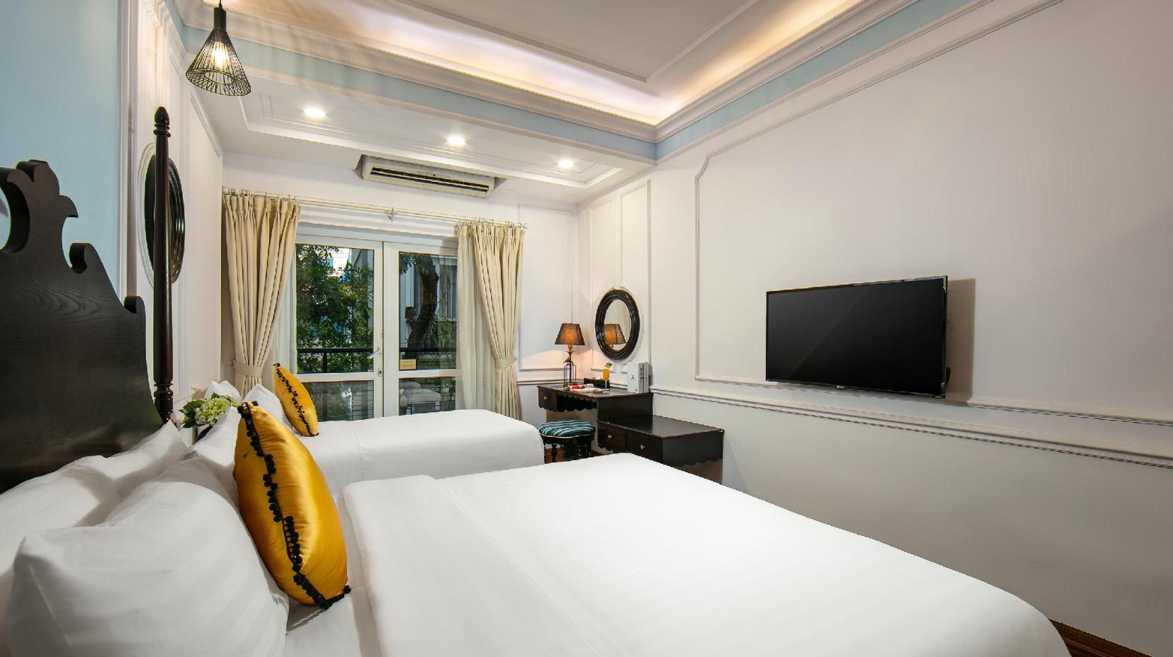 Premium Twin Room with Terrace - Bed