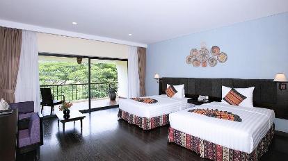 Deluxe Nature View Twin Room - Room plan