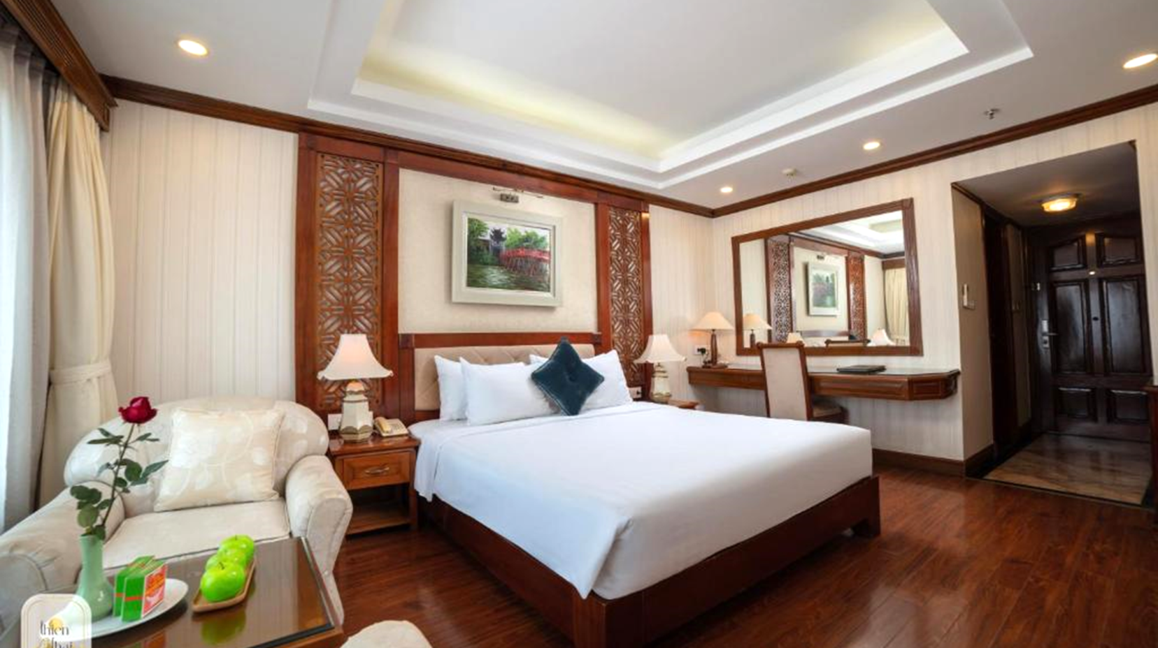 Deluxe Double or Twin Room with Balcony - Bed