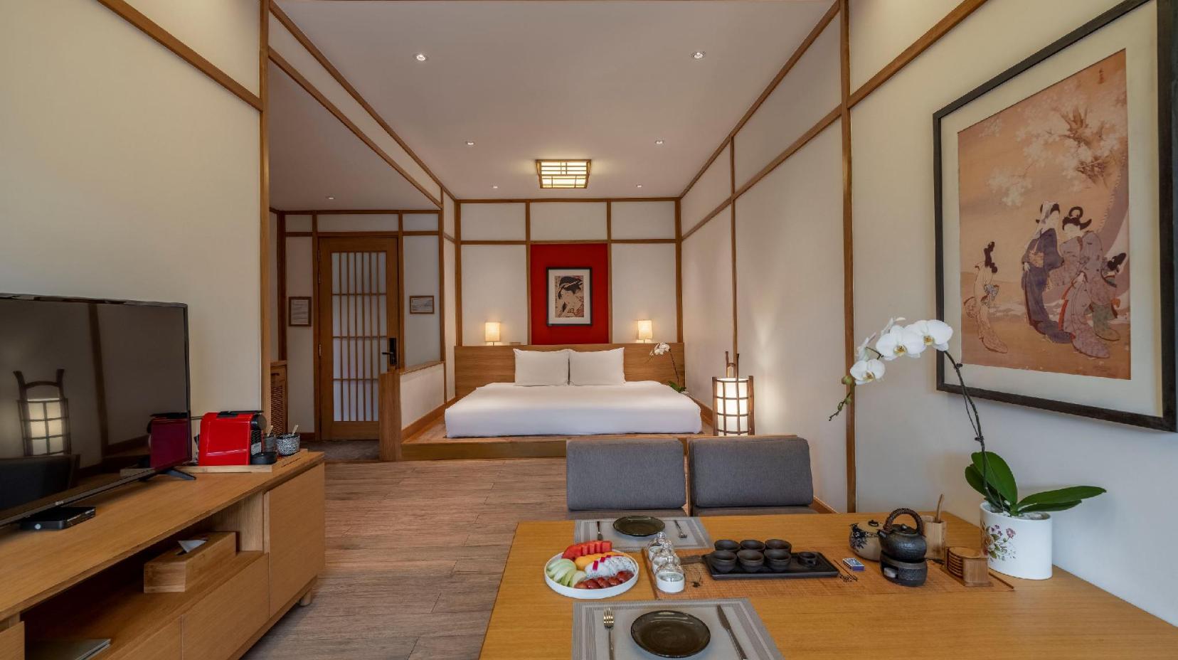 Washitsu Ichi Room - Onsen Access Included - Bed